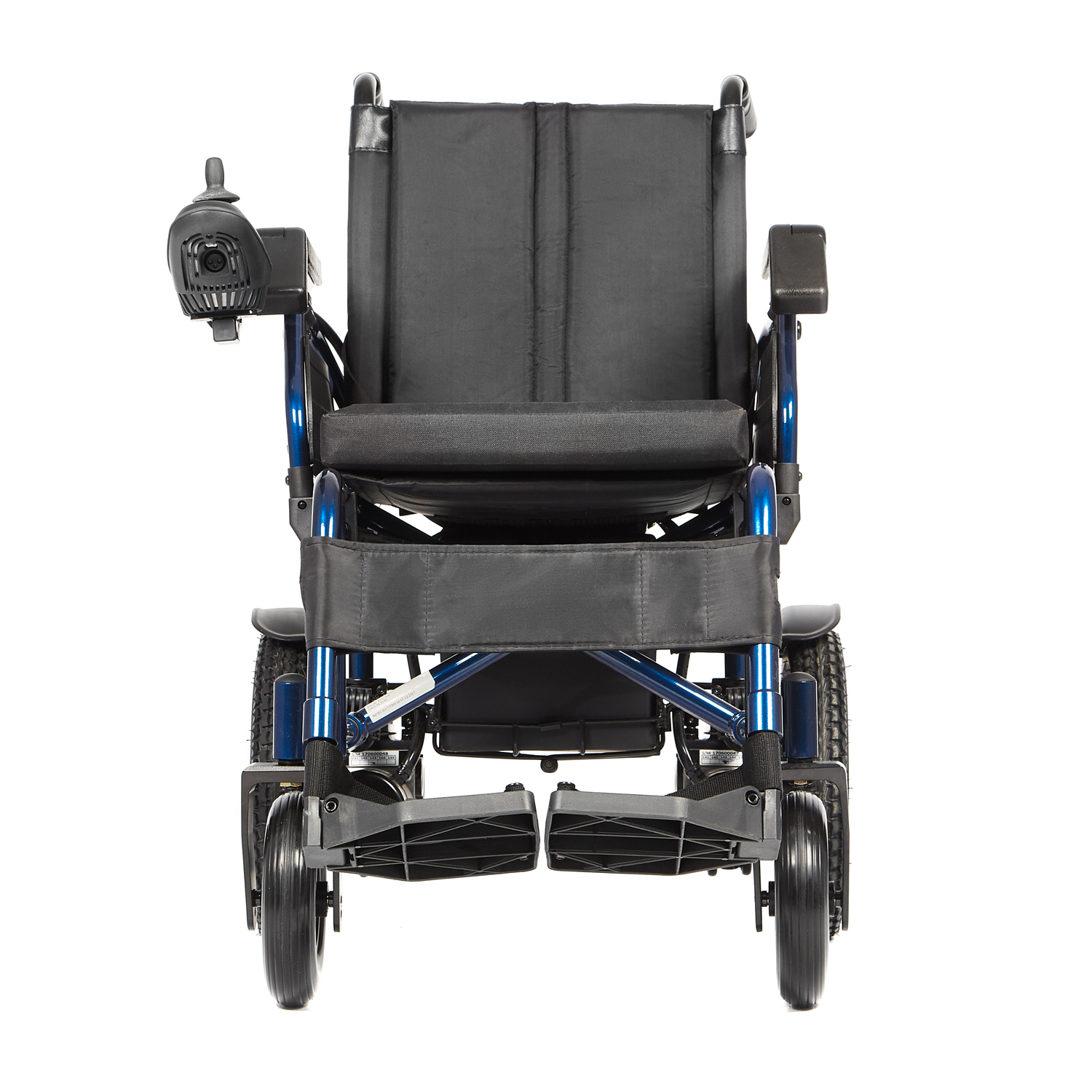 Кресло-коляска инвалидная ORTONICA Pulse 120 с электроприводом (2х36Ah), до 125кг (цельно-литые шины, ширина сиденья 45,5см) - 3